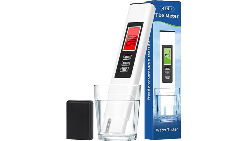 digital 4 in 1 tds meter