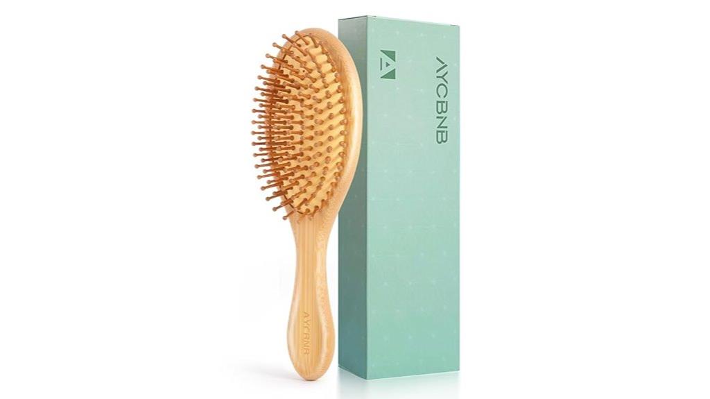 eco friendly bamboo hairbrush