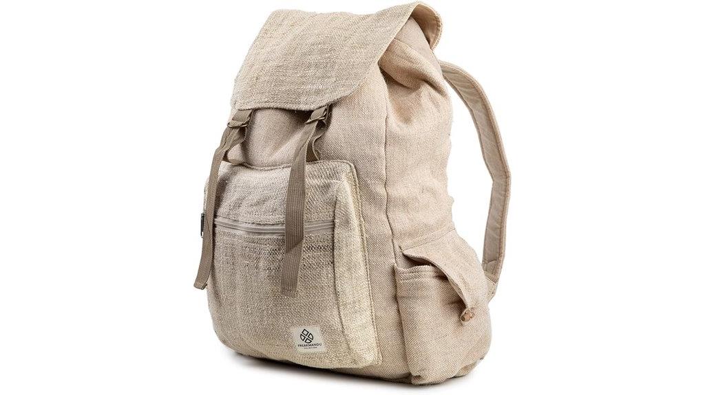 eco friendly hemp backpack