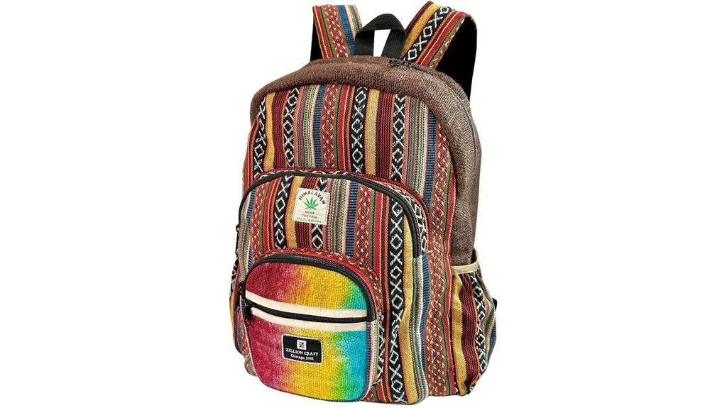 eco friendly hemp backpack