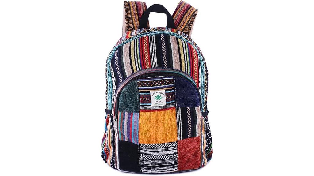 eco friendly unisex hemp backpack