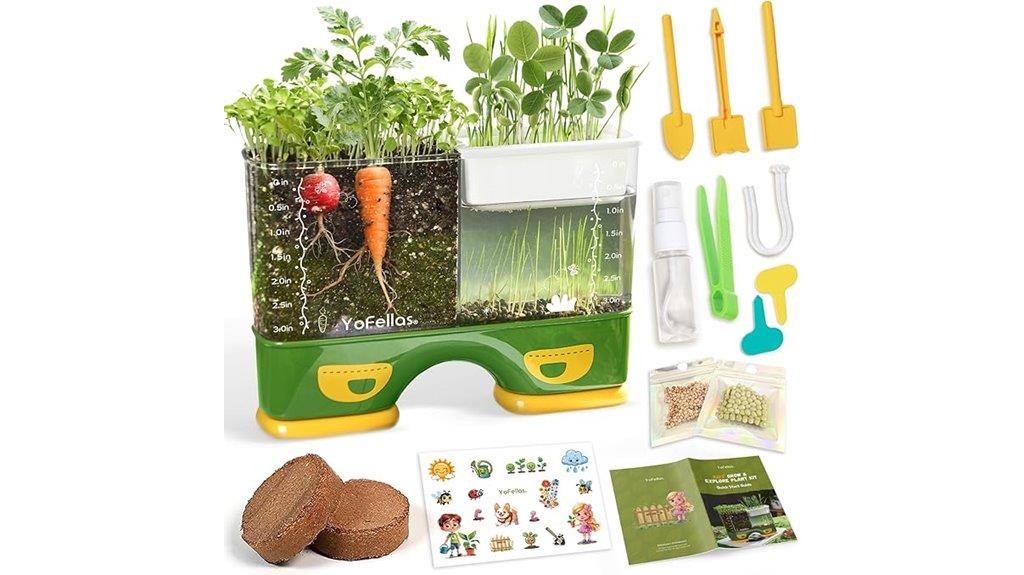 educational plant root exploration