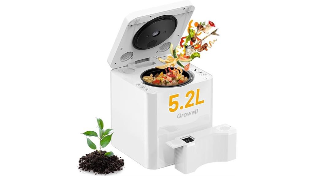 electric food waste bin