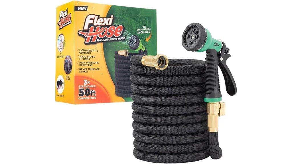 flexible 8 function garden hose