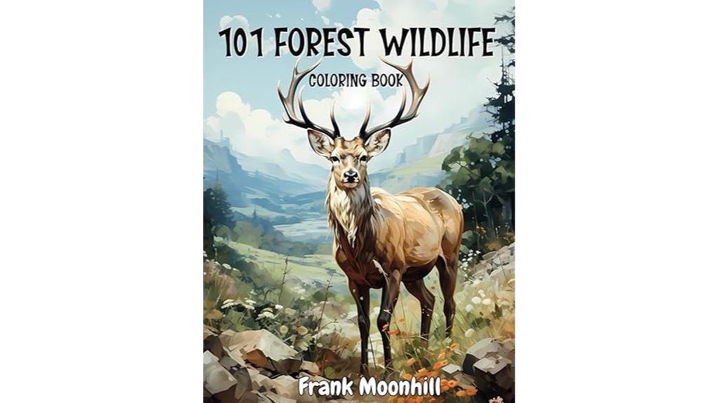 forest animals coloring book