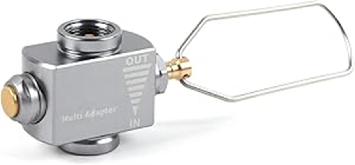 fuel canister refilling adapter