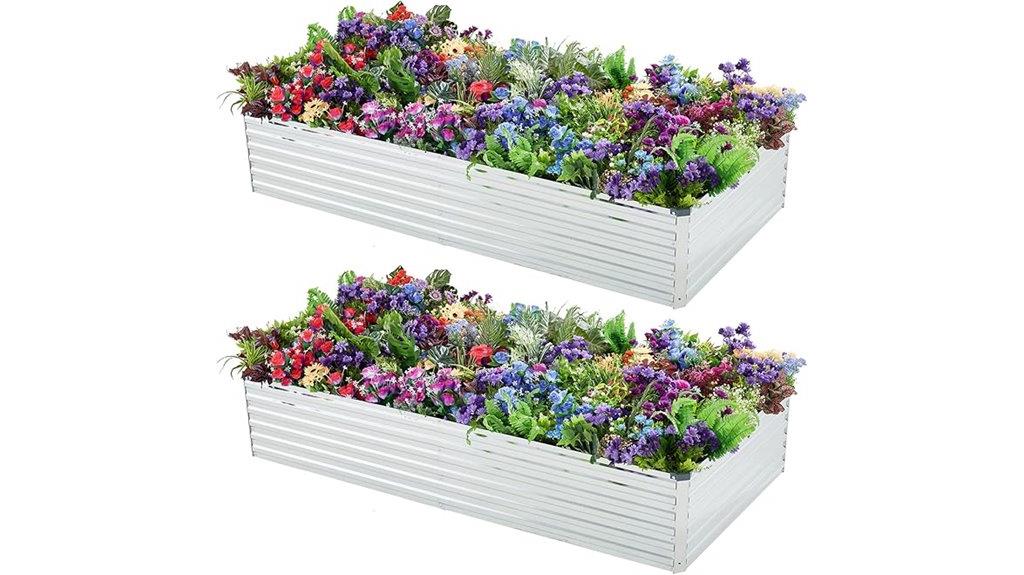 galvanized raised garden beds