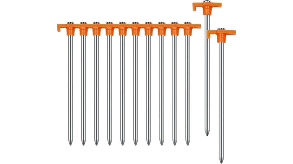 heavy duty camping tent stakes