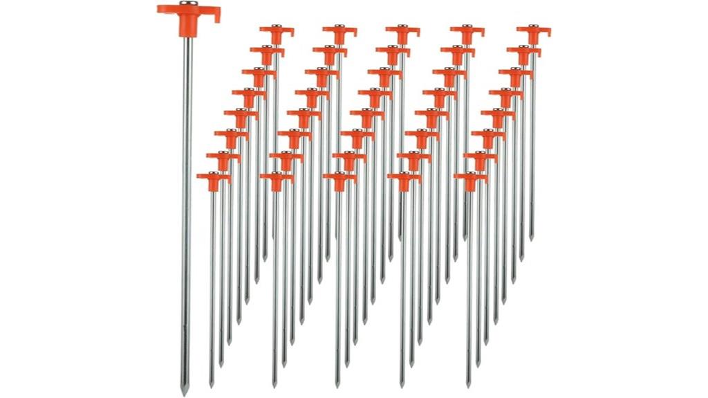 heavy duty galvanized tent stakes