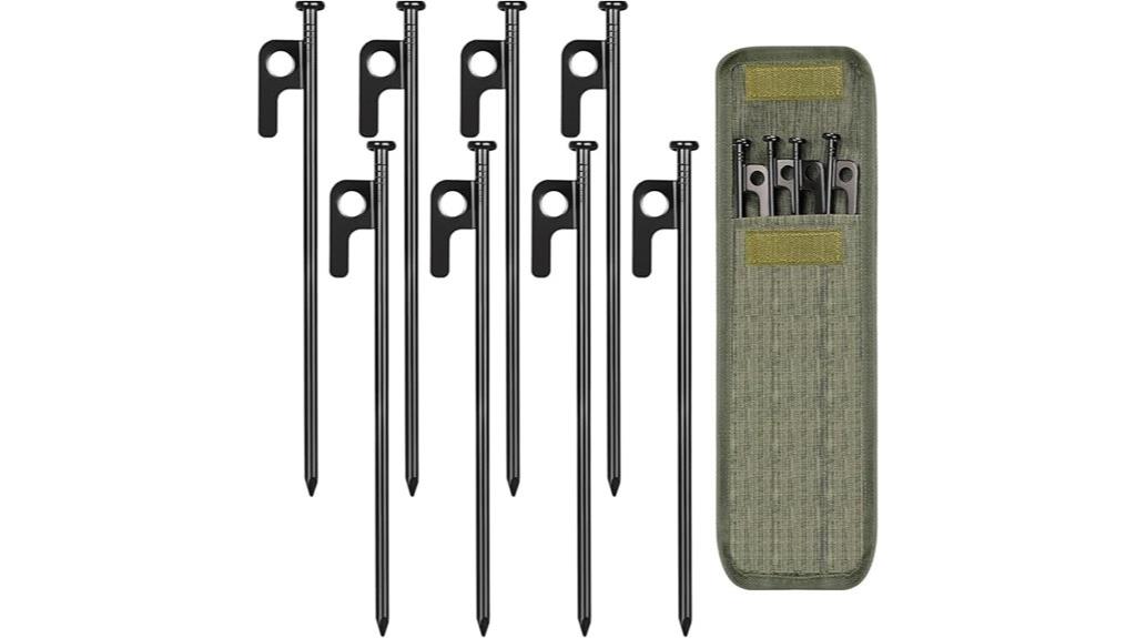 heavy duty steel tent stakes