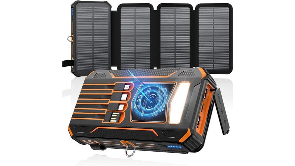 high capacity solar power bank