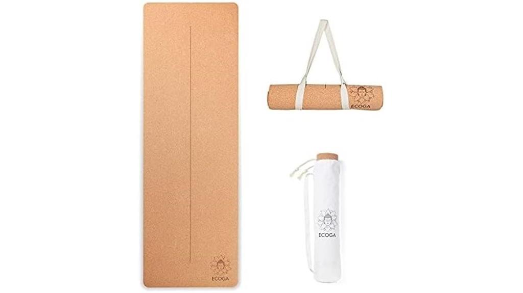 high quality cork yoga mat