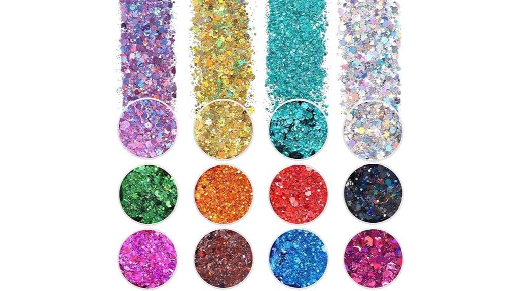 holographic glitter craft set