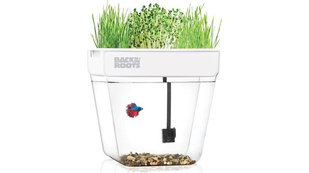 indoor aquaponic planter