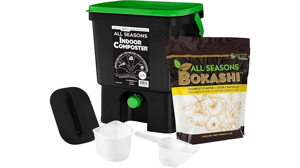 indoor composting starter kit