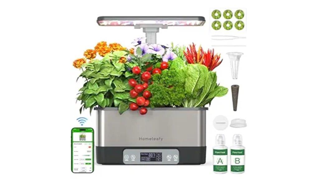 indoor hydroponic herb garden