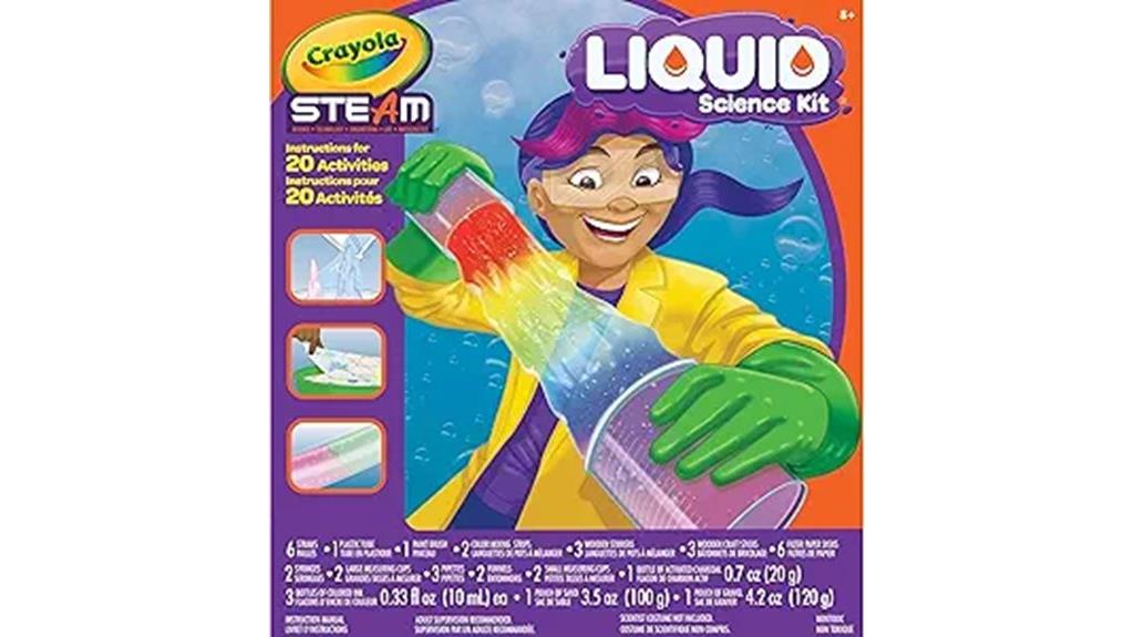 kids colorful science experiments