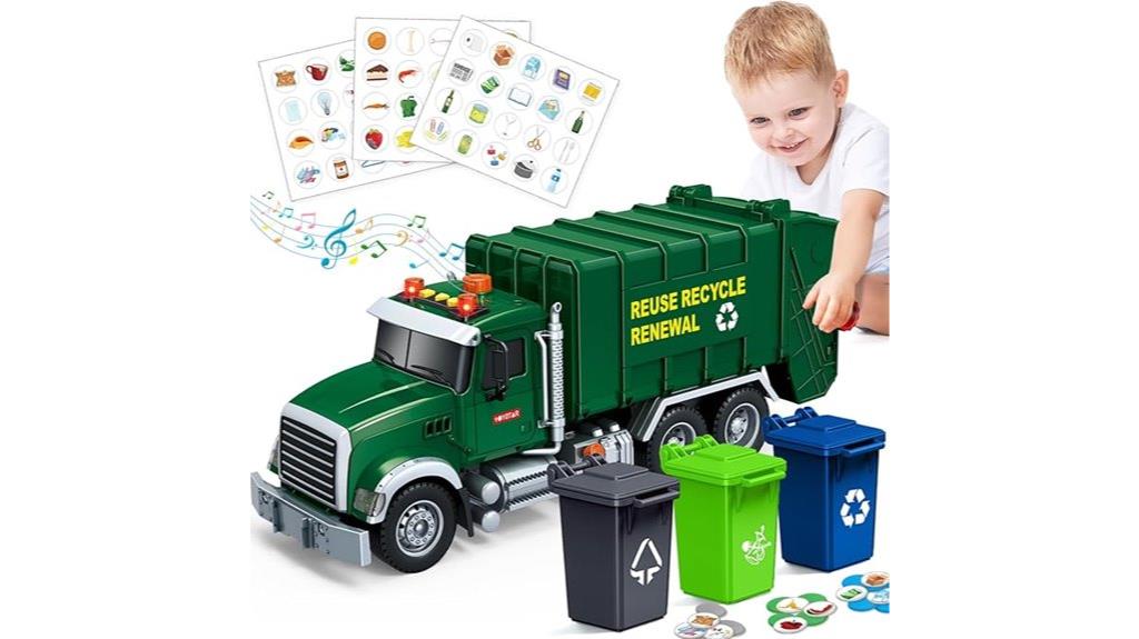 kids garbage truck toys