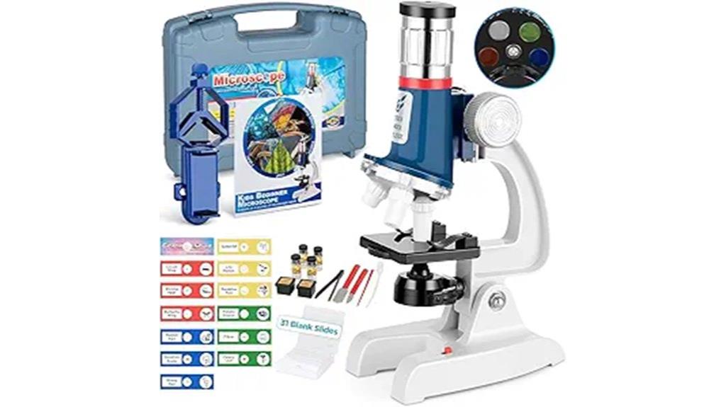 kids microscope kit with light