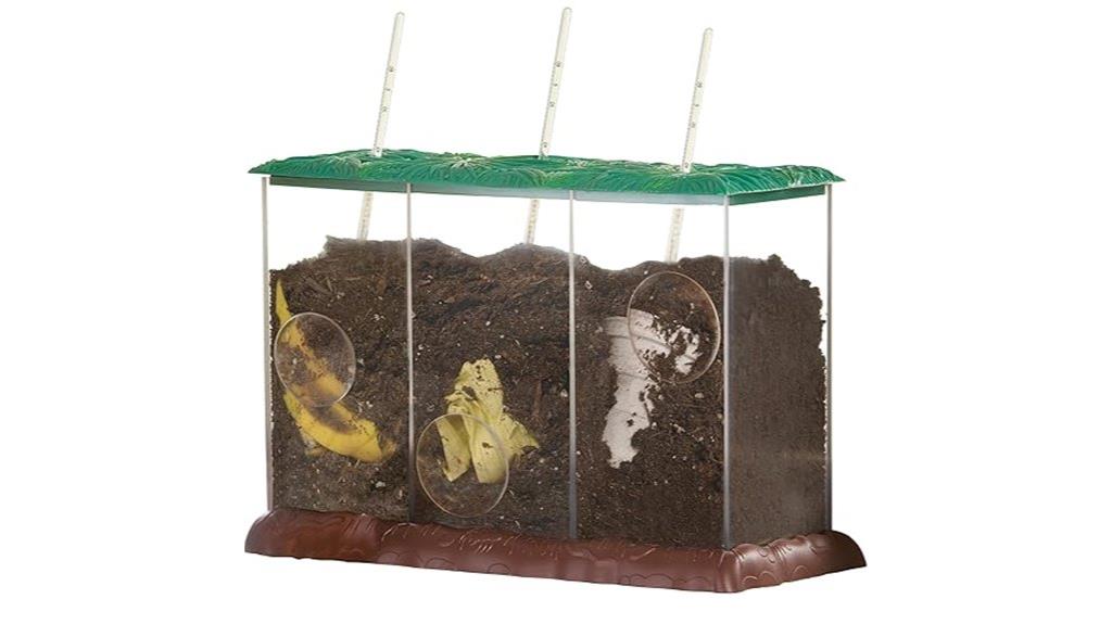 kids transparent compost bin