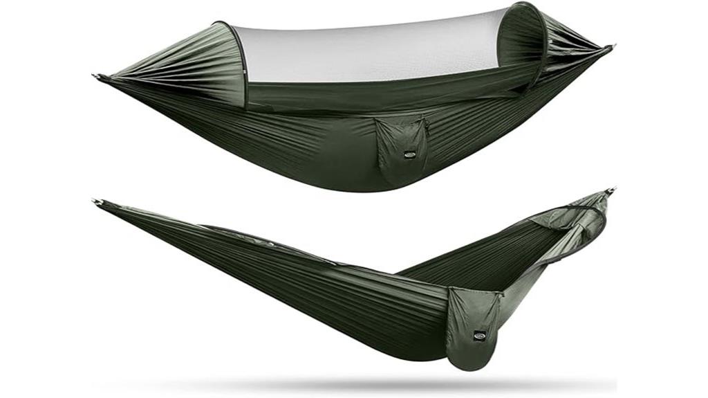 large camping hammock with net