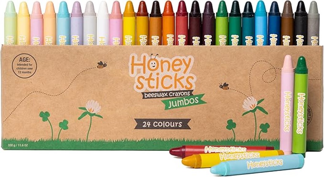 large pack of crayons