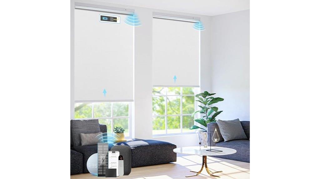 motorized remote solar blinds