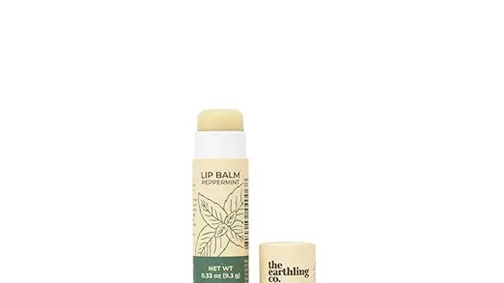 natural organic mint lip balm