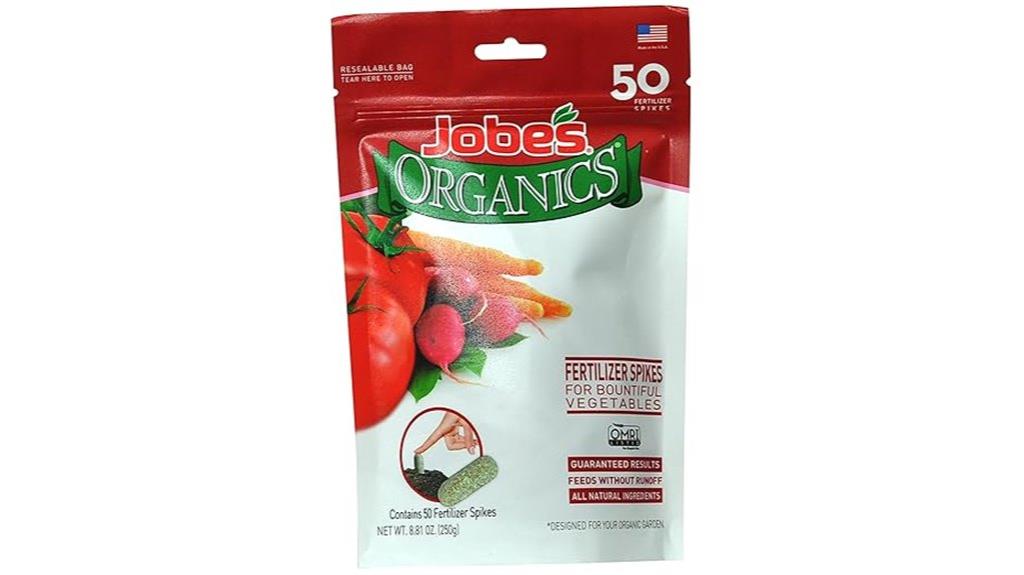 organic fertilizer spikes