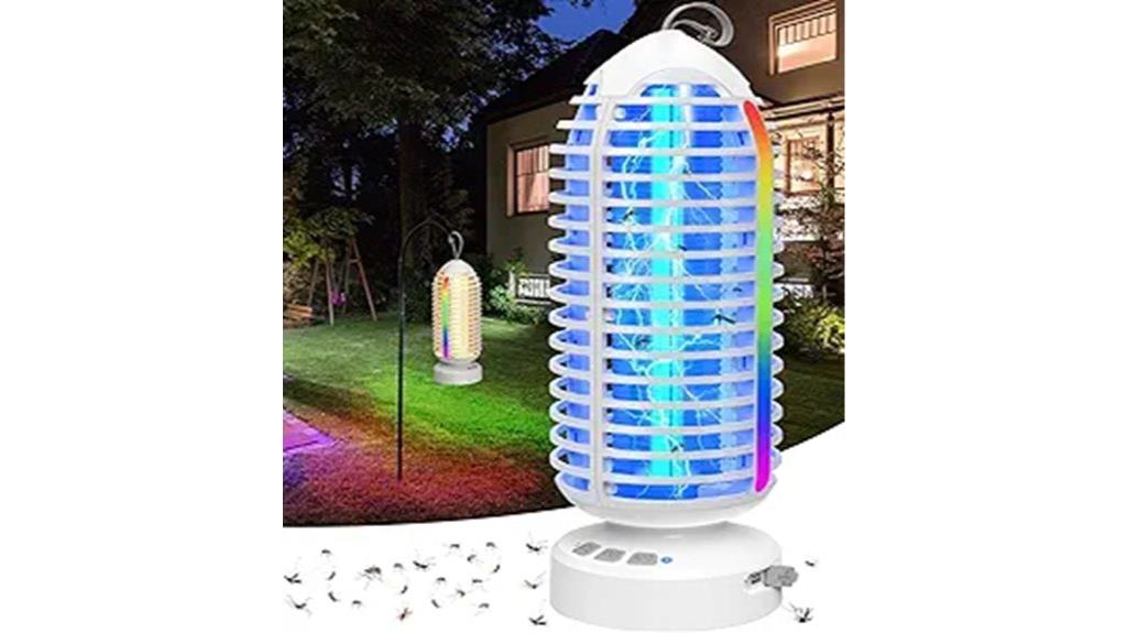 outdoor mosquito zapper with lighting