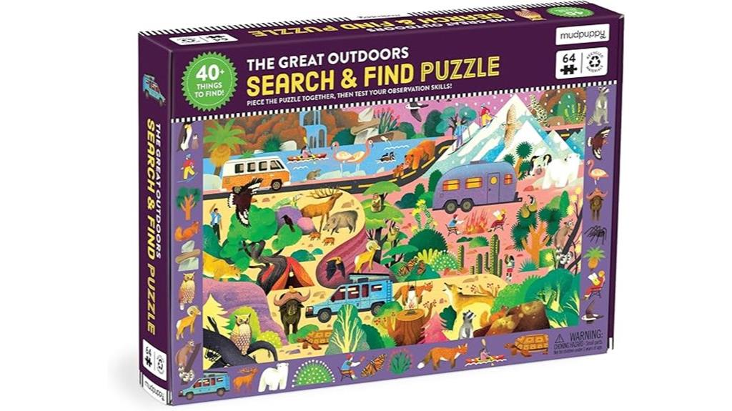 outdoor mudpuppy search puzzle