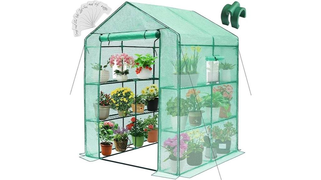 outdoor walk in greenhouse kit
