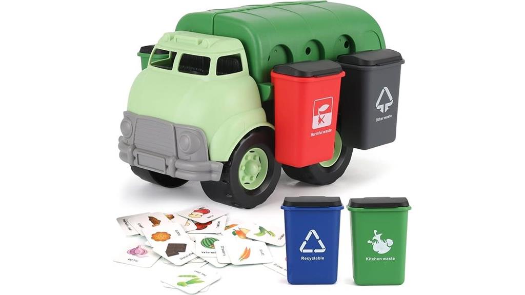 plastic garbage truck toy