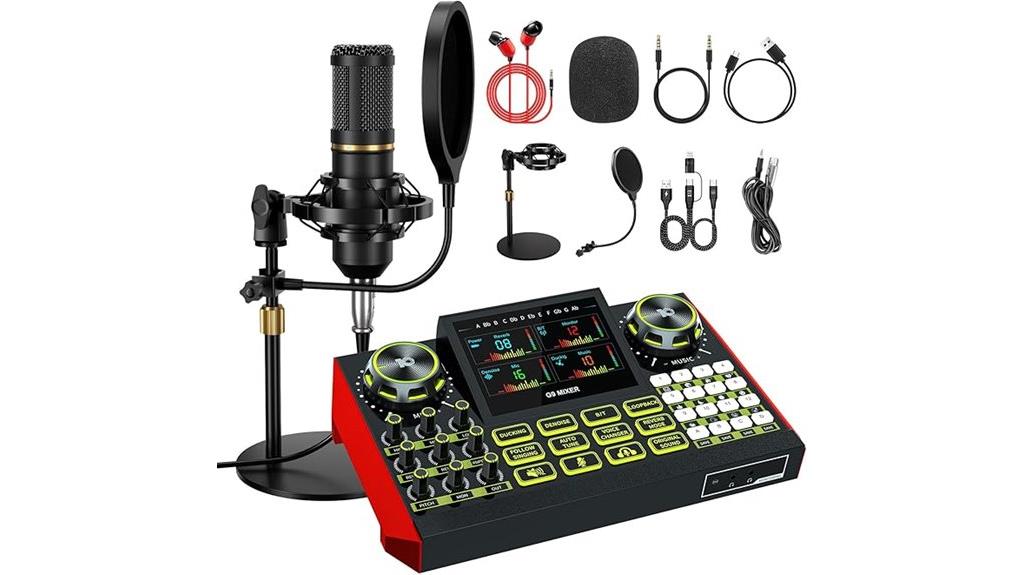 podcast microphone sound kit