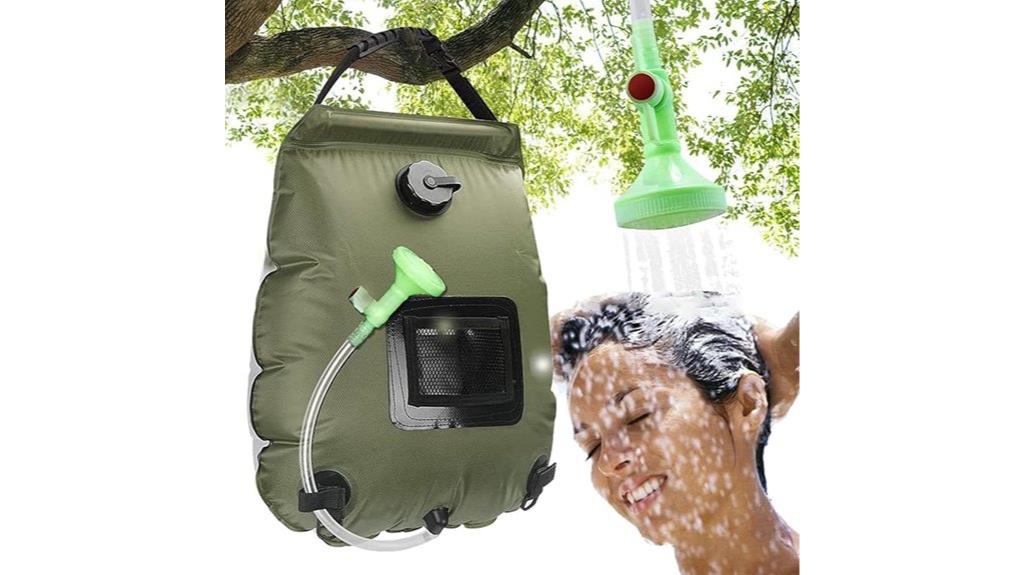 portable 5 gallon solar shower