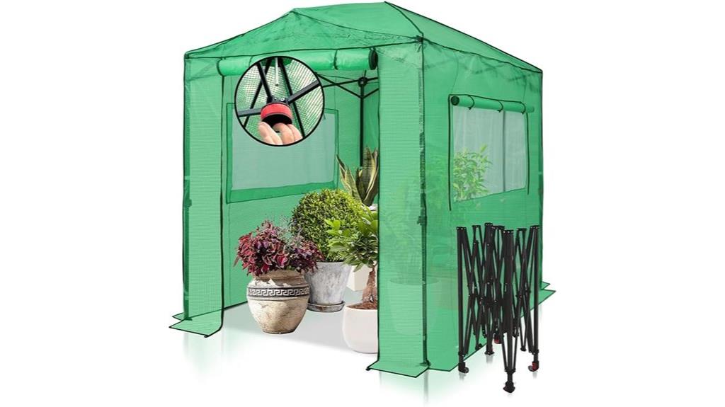 portable 8x6 ft greenhouse