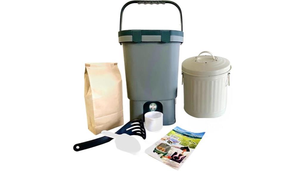 portable bokashi compost kit