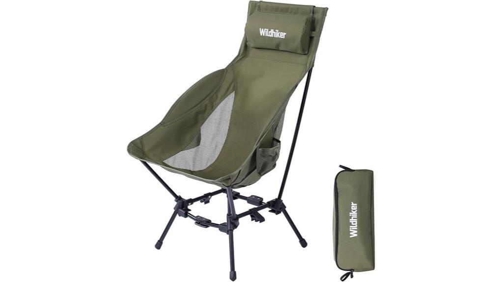portable camping chair