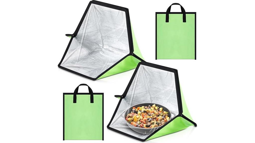 portable foldable solar cooker