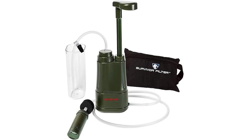 portable hand pump filter