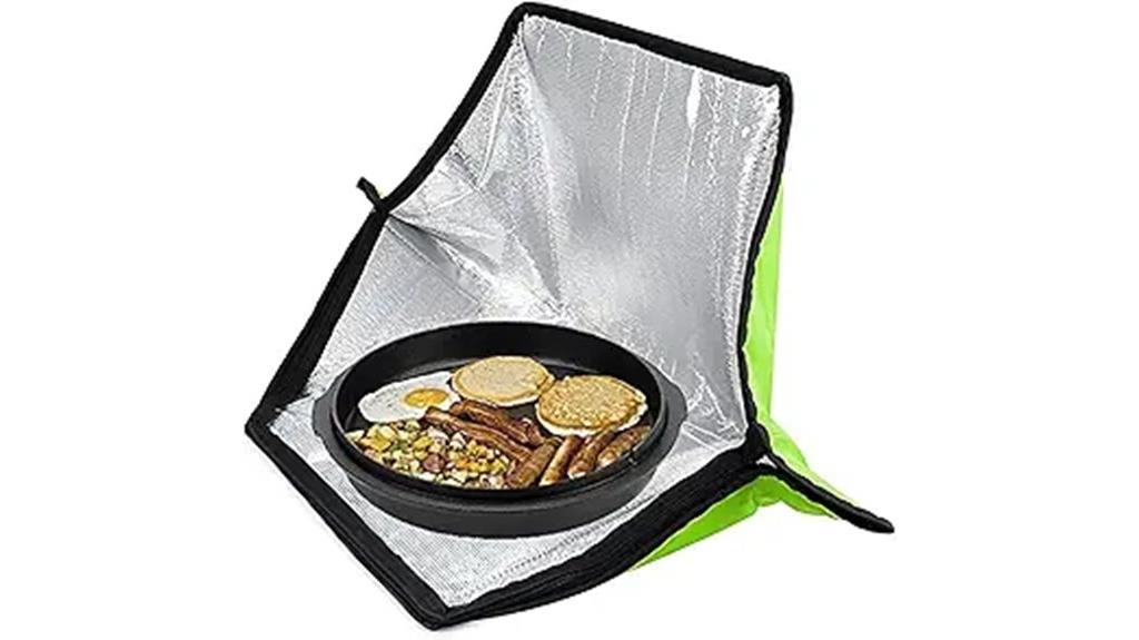 portable solar camping cooker