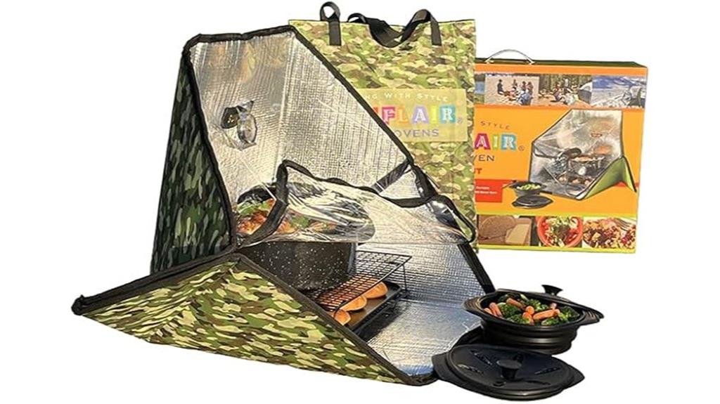 portable solar cooking kit