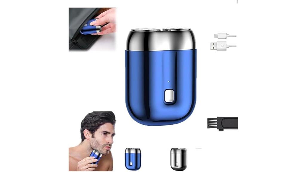 portable waterproof dual head razor