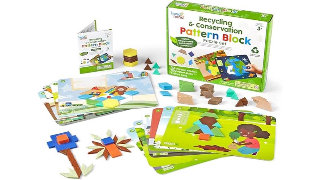 recycling conservation pattern blocks