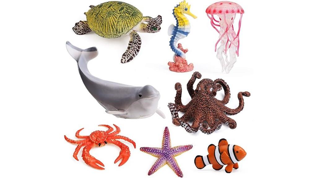 sea animal toy set