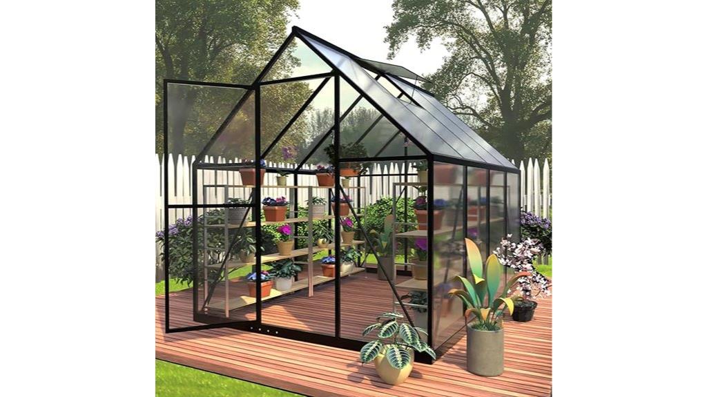 six by eight greenhouse