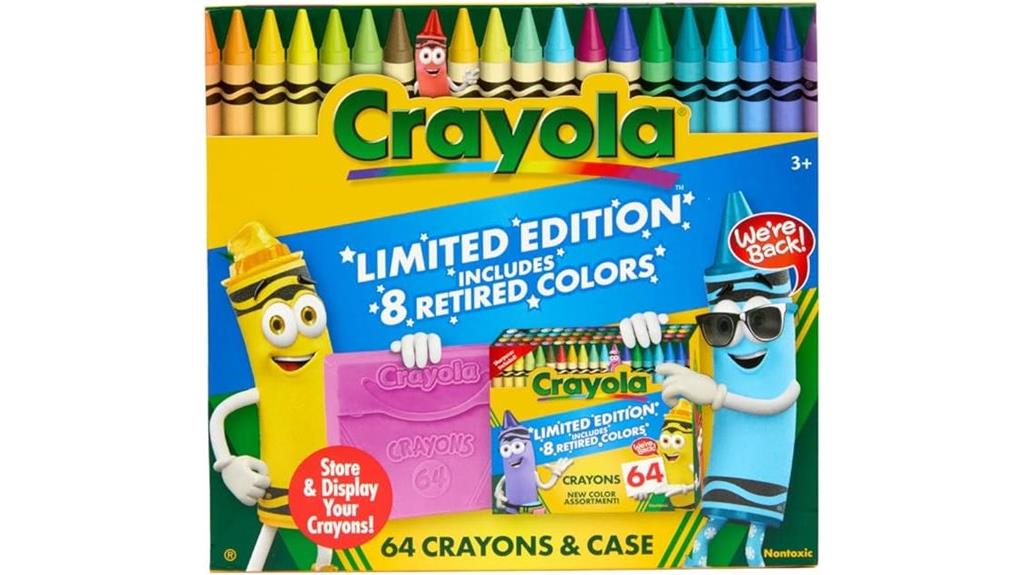 sixty four limited edition crayons