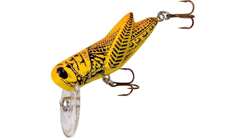 small cricket fishing lure