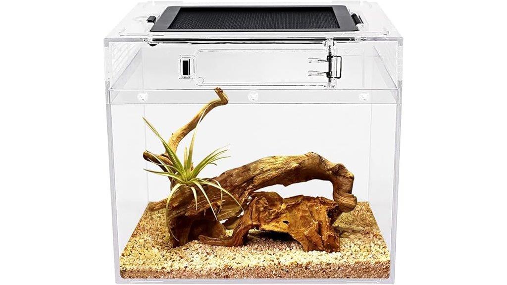 small cube reptile habitat