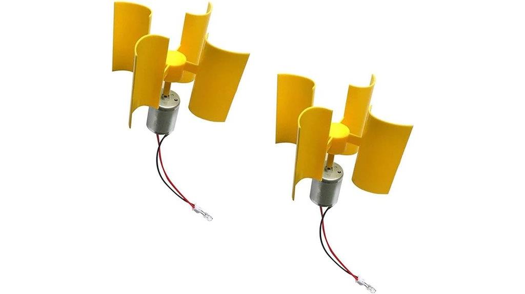 small dual wind turbines